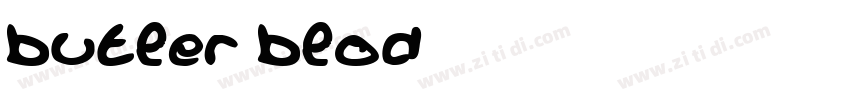 butler blod字体转换